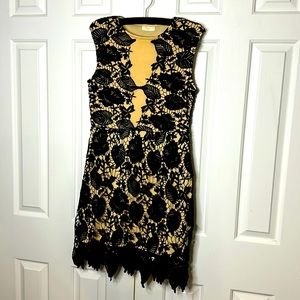 Black and tan dress, size Large